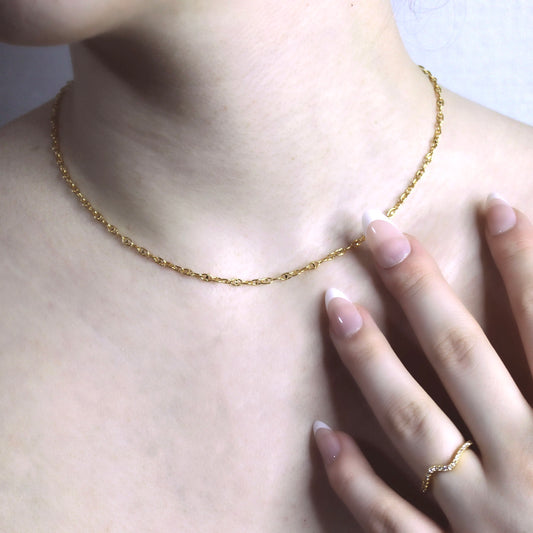 Schlichte Serpentine Kette